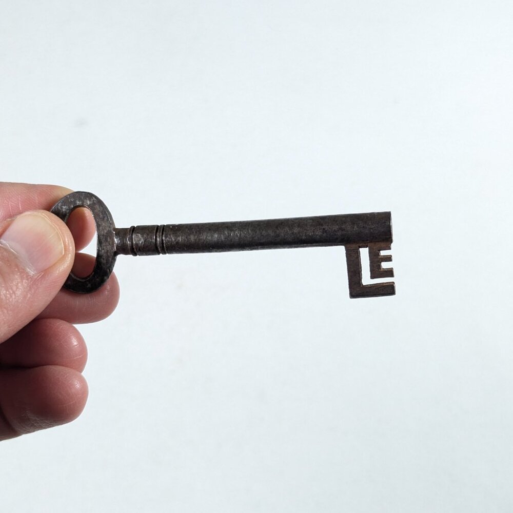 Antique skeleton Key pendant LE, home decor, vintage latch key